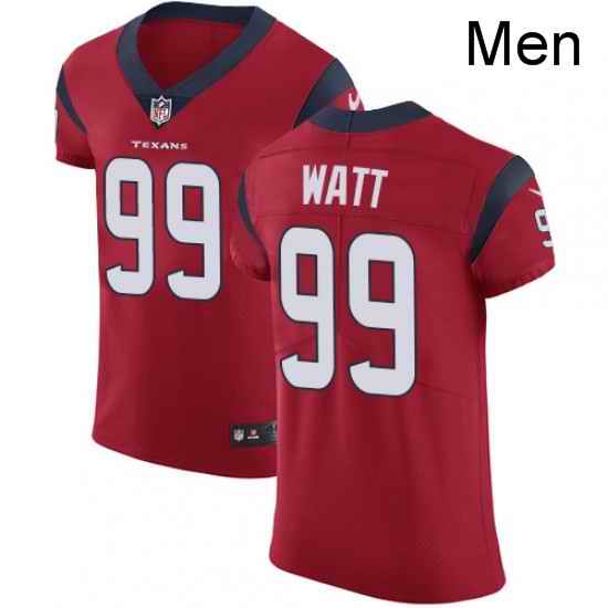Men Nike Houston Texans 99 JJ Watt Red Alternate Vapor Untouchable Elite Player NFL Jersey